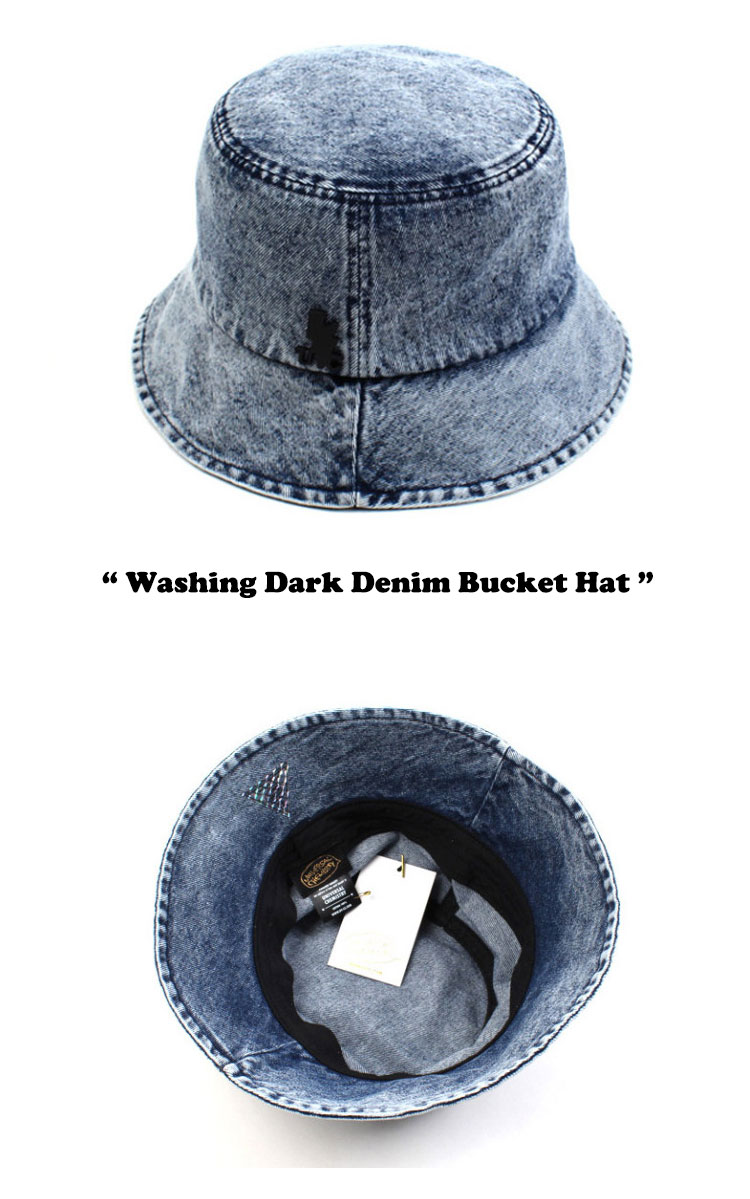 ユニバーサル ケミストリー バケットハット UNIVERSAL CHEMISTRY 正規販売店 Washing Dark Denim Bucket  Hat 5568103822 ACC