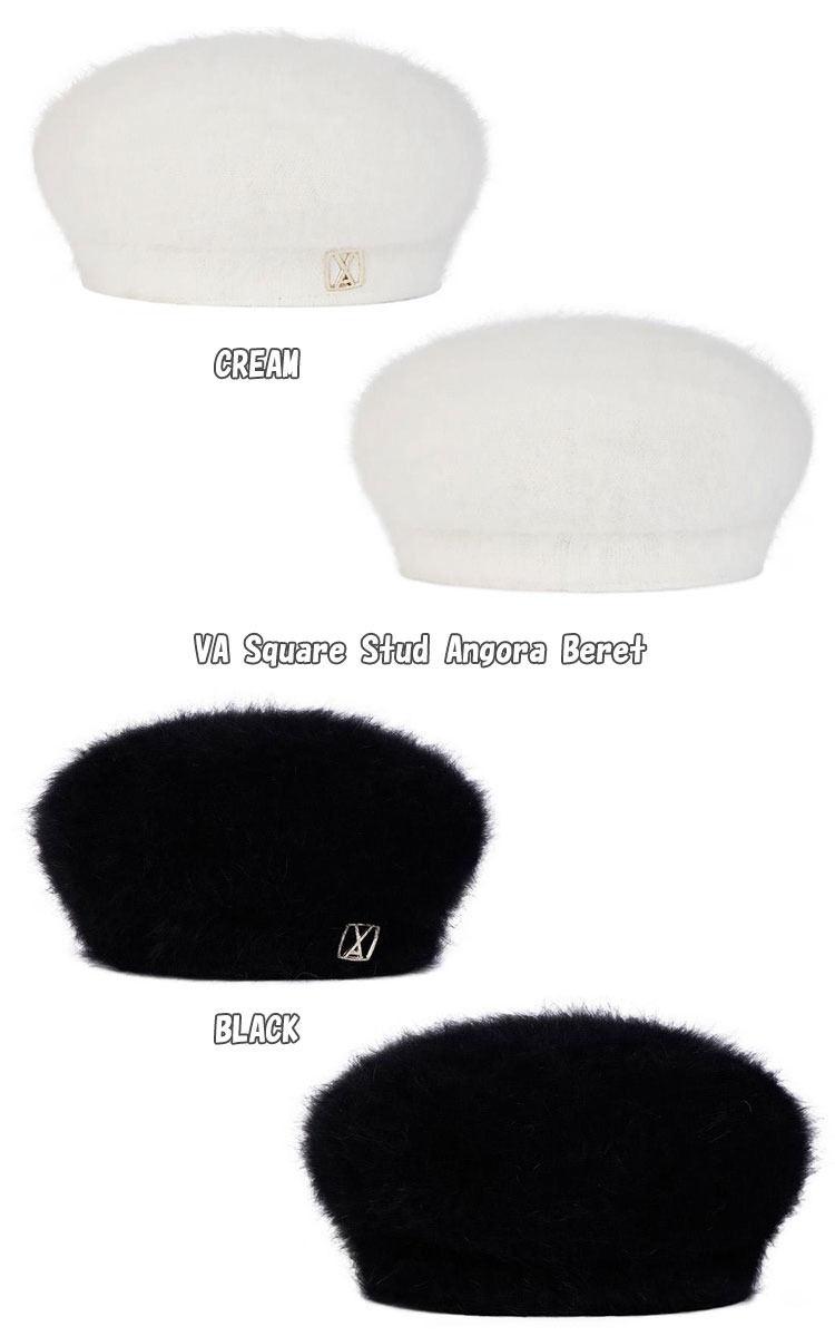 バザール ハンチング VARZAR 正規販売店 VA Square Stud Angora Beret