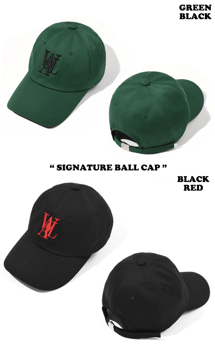 ウアロン キャップ WOOALONG SIGNATURE BALL CAP シグネチャー ボールキャップ 全5色  EL53XX00022/50/54/44/07 ACC