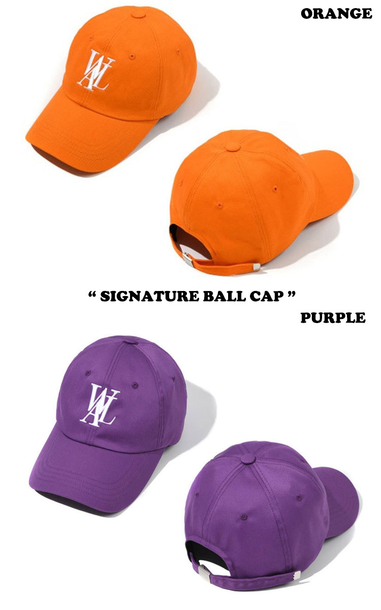 ウアロン キャップ WOOALONG SIGNATURE BALL CAP シグネチャー ボールキャップ 全5色 EL53XX00022/50/54/44/07 ACC｜option｜03