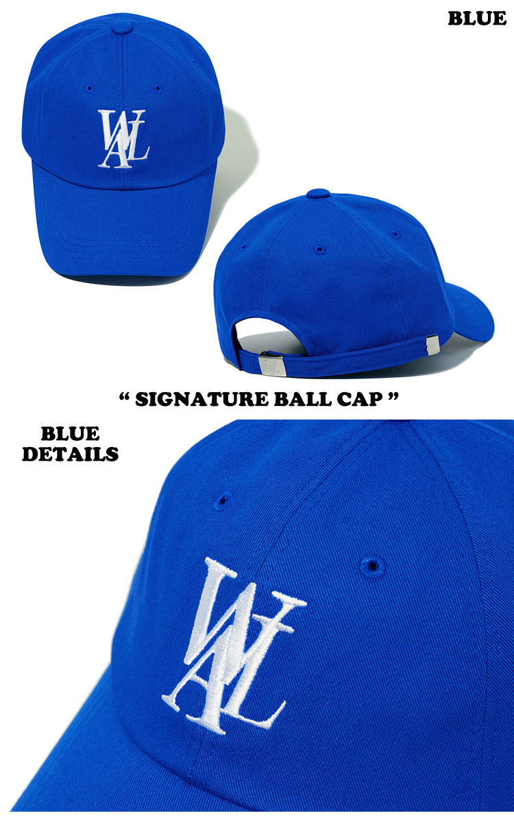 ウアロン キャップ WOOALONG SIGNATURE BALL CAP シグネチャー ボールキャップ 全5色  EL53XX00022/50/54/44/07 ACC