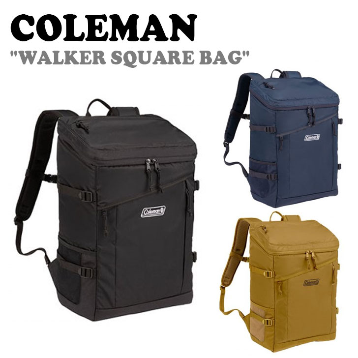 コールマン バックパック COLEMAN WALKER SQUARE BAG ウォーカー スクエア BACKPACK BLACK NAVY COYOTE 2000038994/7/9 バッグ