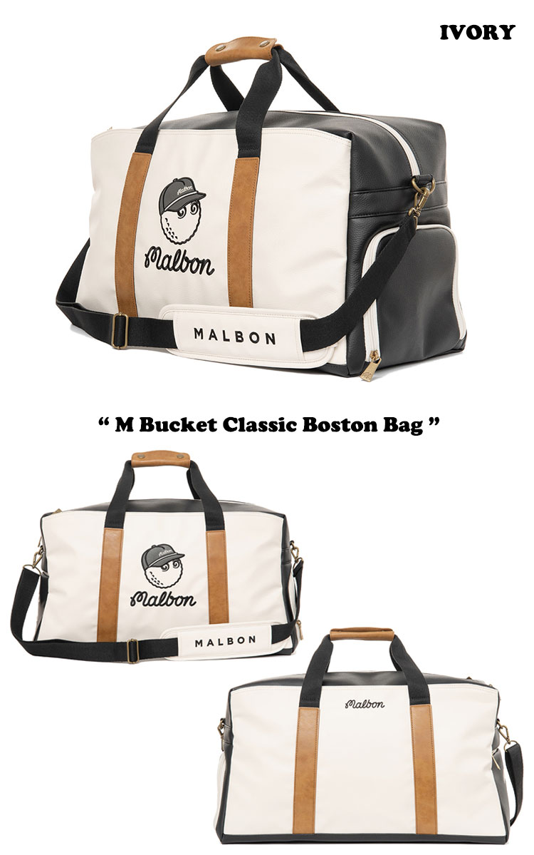 マルボン ゴルフ ボストンバック MALBON GOLF メンズ M BUCKET CLASSIC