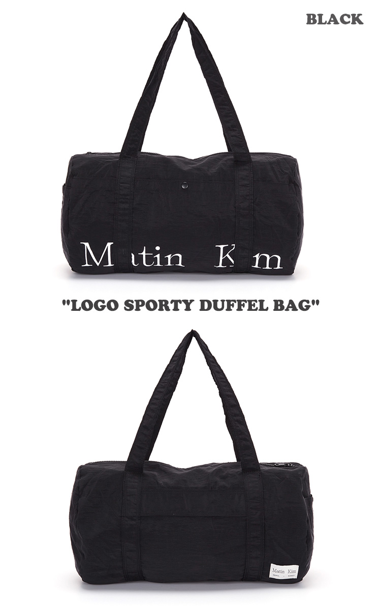 マーティンキム ボストンバッグ Matin Kim LOGO SPORTY DUFFEL BAG