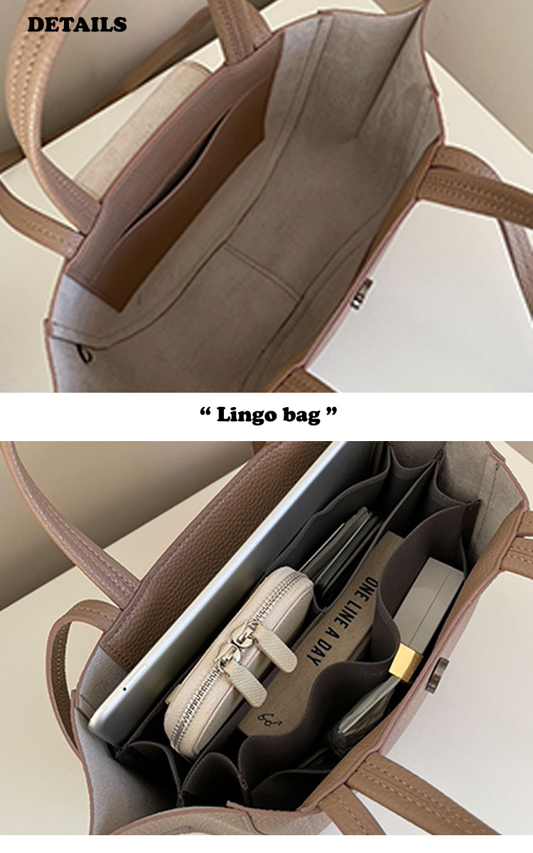 アリー ショルダーバッグ THE ALLY 正規販売店 Lingo bag リンゴバッグ BLACK BEIGE IVORY CAMEL オフィスバッグ 女性用バッグ バッグ｜option｜06