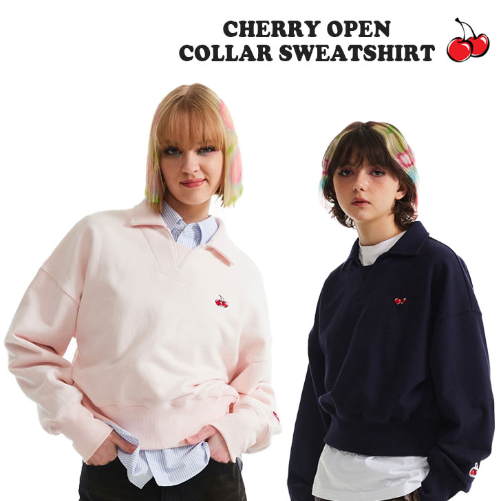 キルシー トレーナー KIRSH 正規販売店 CHERRY OPEN COLLAR