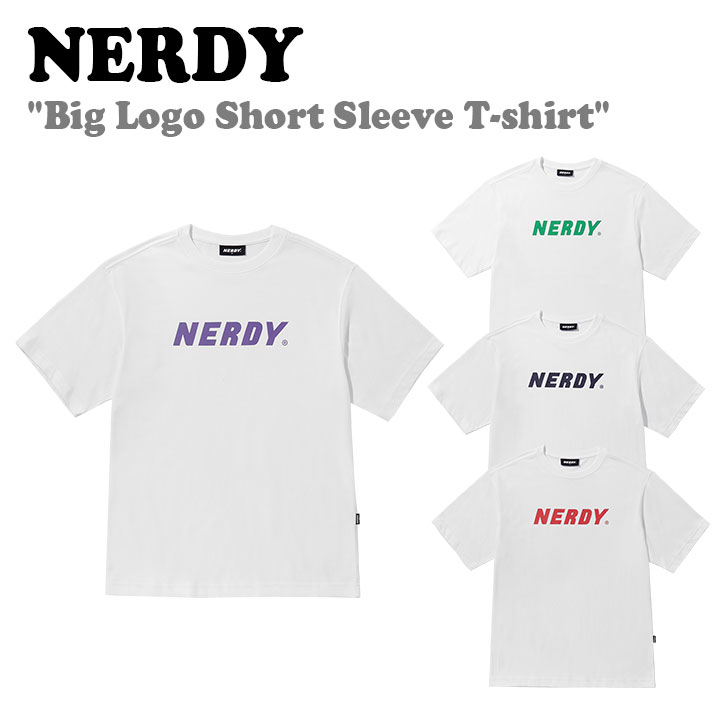 ノルディ 半袖Tシャツ NERDY Big Logo Short Sleeve T-shirt ビッグ ロゴ ショート スリーブ Tシャツ 全4色 PNES23KG1207/10/16/17 半袖 ウェア｜option