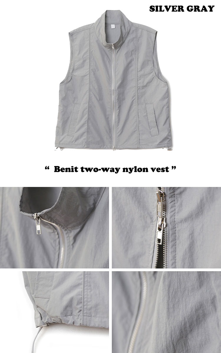 サティーズ ベスト SATIIIZ 正規販売店 Benit two-way nylon vest