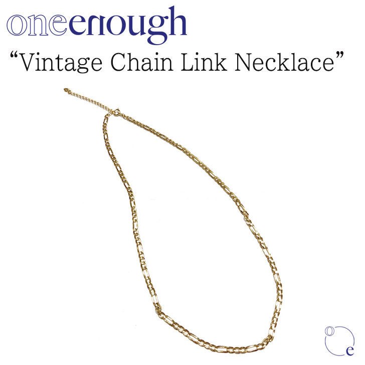Yahoo! Yahoo!ショッピング(ヤフー ショッピング)【即納有/国内発送】ワンイナフ ネックレス oneenough 正規販売店 Vintage Chain Link Necklace ビンテージ ヴィンテージ チェーン リンク GOLD vtchlknk ACC
