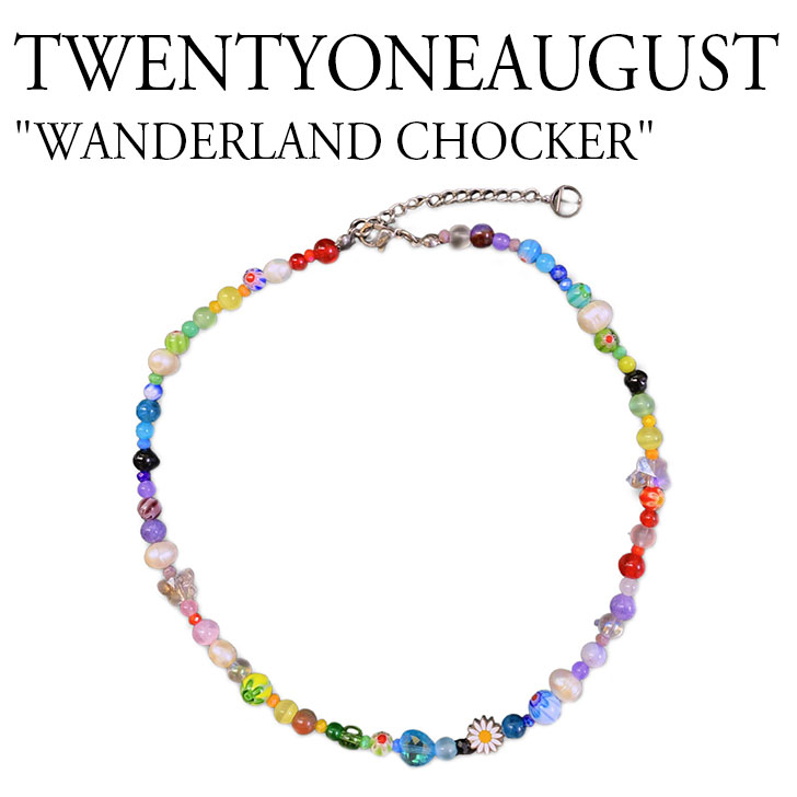 トゥエンティーワンオーガスト ネックレス TWENTYONEAUGUST WANDERLAND CHOCKER ワンダーランド チョーカー MULTI マルチ 韓国アクセサリー wdldck ACC :ojw tog22 wdldck:Select Option