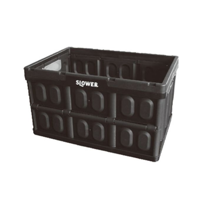 SLOWER スロウワー フォールディングコンテナ Estoril アウトドア コンテナ ボックス 大型 屋外 頑丈 丈夫 衣装ケース 折り 畳み 収納 蓋 フタ 深型 横長 | SLOWER | 01