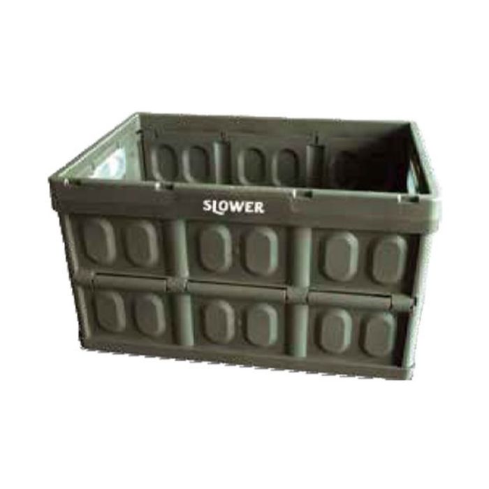 SLOWER スロウワー フォールディングコンテナ Estoril アウトドア コンテナ ボックス 大型 屋外 頑丈 丈夫 衣装ケース 折り 畳み 収納 蓋 フタ 深型 横長 | SLOWER | 03