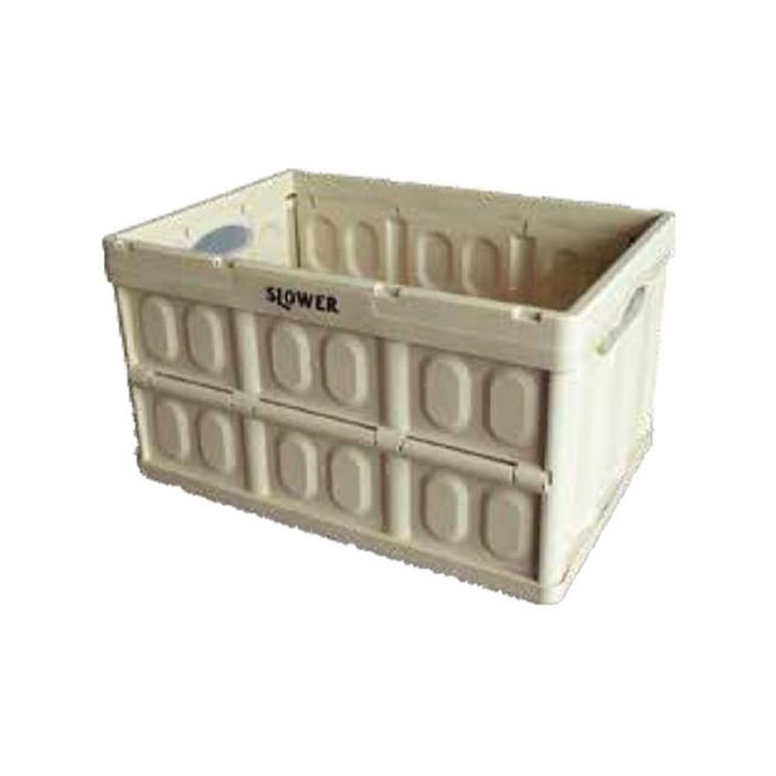 SLOWER スロウワー フォールディングコンテナ Estoril アウトドア コンテナ ボックス 大型 屋外 頑丈 丈夫 衣装ケース 折り 畳み 収納 蓋 フタ 深型 横長 | SLOWER | 02