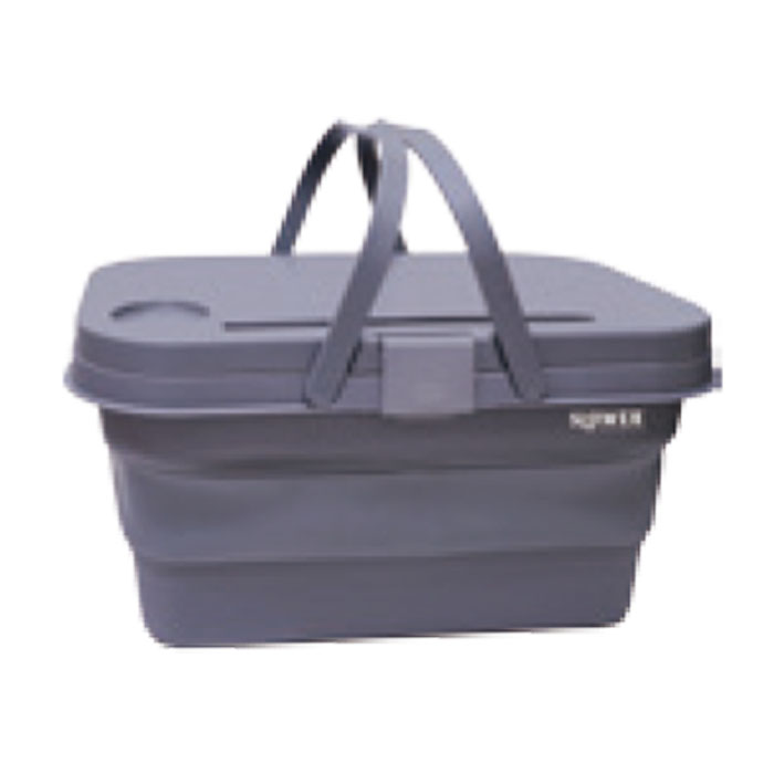 SLOWER スロウワー フォールディングバスケット Mista アウトドア 軽量 レジャー 頑丈 物入れ ピクニック テーブル レジャー キャンプ 釣り フェス ビーチ 海 | SLOWER | 03