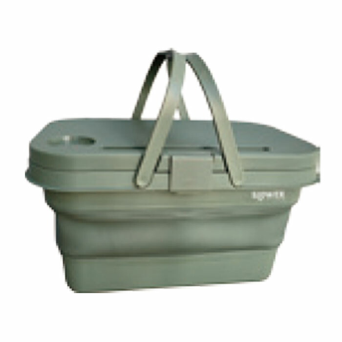 SLOWER スロウワー フォールディングバスケット Mista アウトドア 軽量 レジャー 頑丈 物入れ ピクニック テーブル レジャー キャンプ 釣り フェス ビーチ 海 | SLOWER | 01