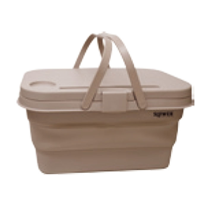 SLOWER スロウワー フォールディングバスケット Mista アウトドア 軽量 レジャー 頑丈 物入れ ピクニック テーブル レジャー キャンプ 釣り フェス ビーチ 海 | SLOWER | 02