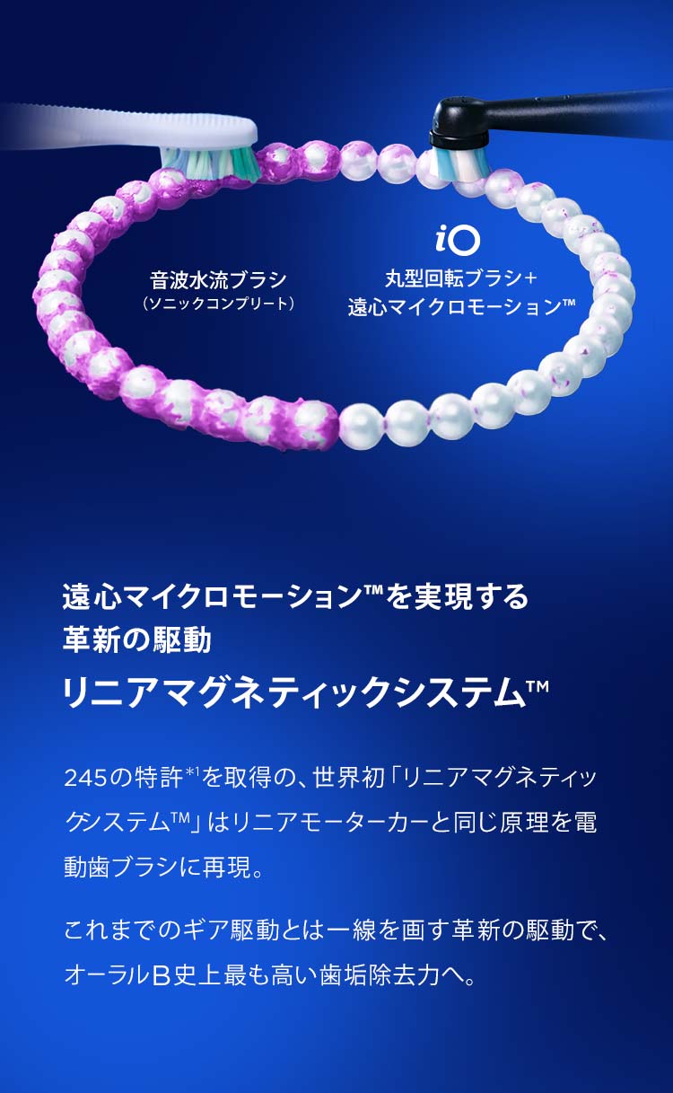 オーラルB 電動歯ブラシ ブラウン 公式ストア iO8 ホワイトアラ