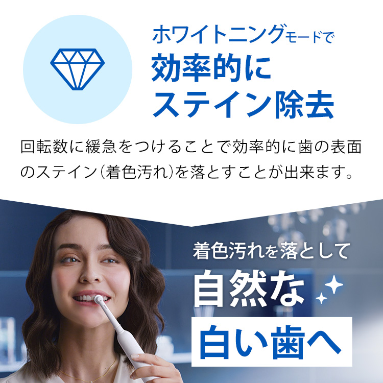 オーラルB 電動歯ブラシ ブラウン 公式ストア PRO1ホワイト替えブラシ1