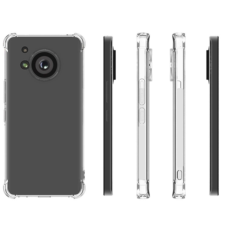 AQUOS R7 耐衝撃クリアソフトケース