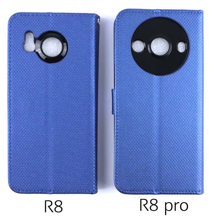 AQUOS R8 チェックレザー手帳ケース R8Pro