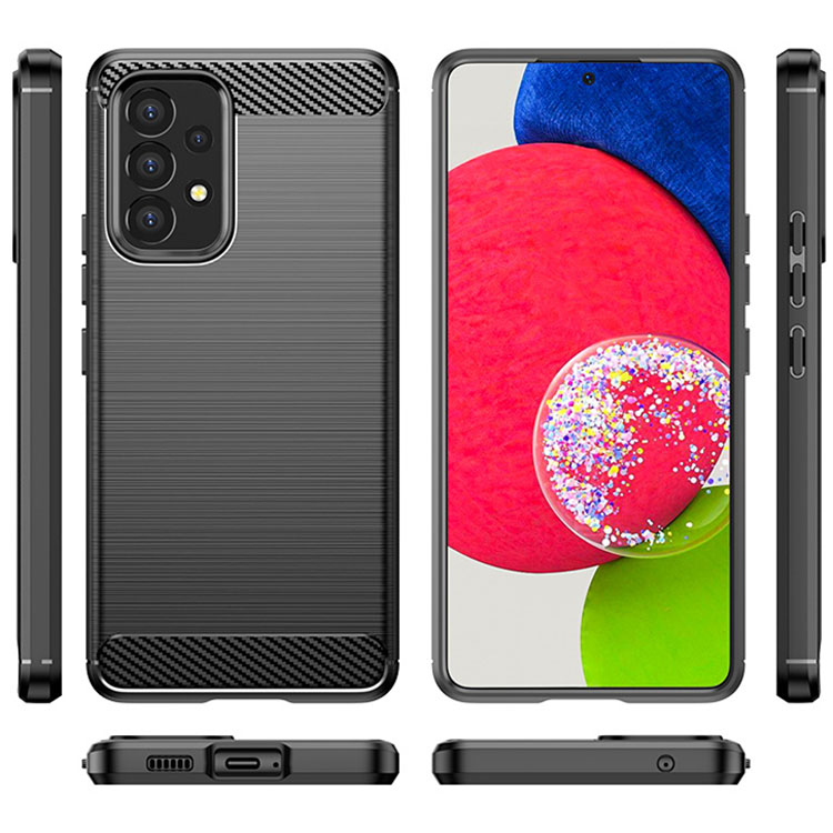 Galaxy A53 5G カーボン調TPUケース