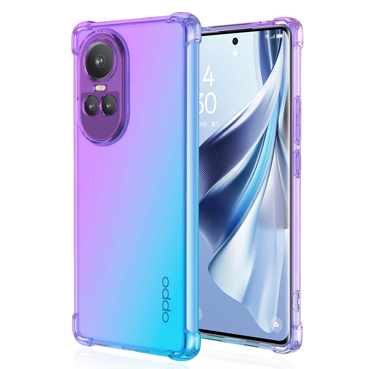 OPPO Reno A 本体 グラデーションブルー(動作確認済) OPPO Reno10 Pro 5G ケース opporeno10pro スマホケース 保護