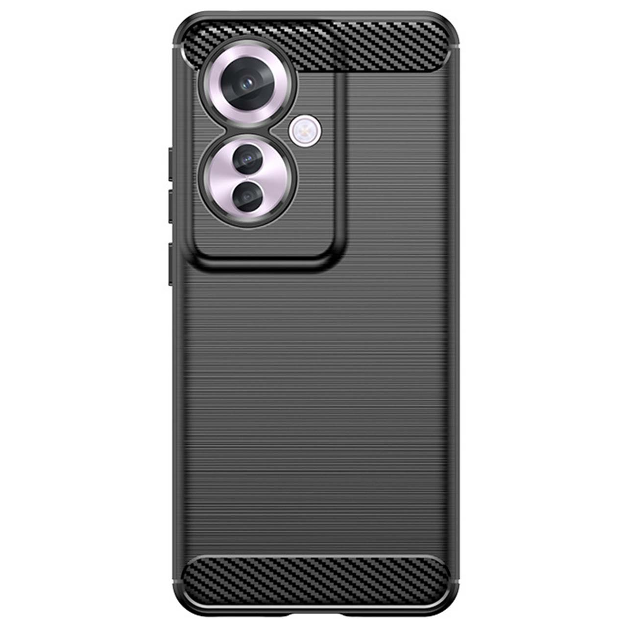 OPPO Reno11 A ケース opporeno11a カーボン調 薄型 耐衝撃