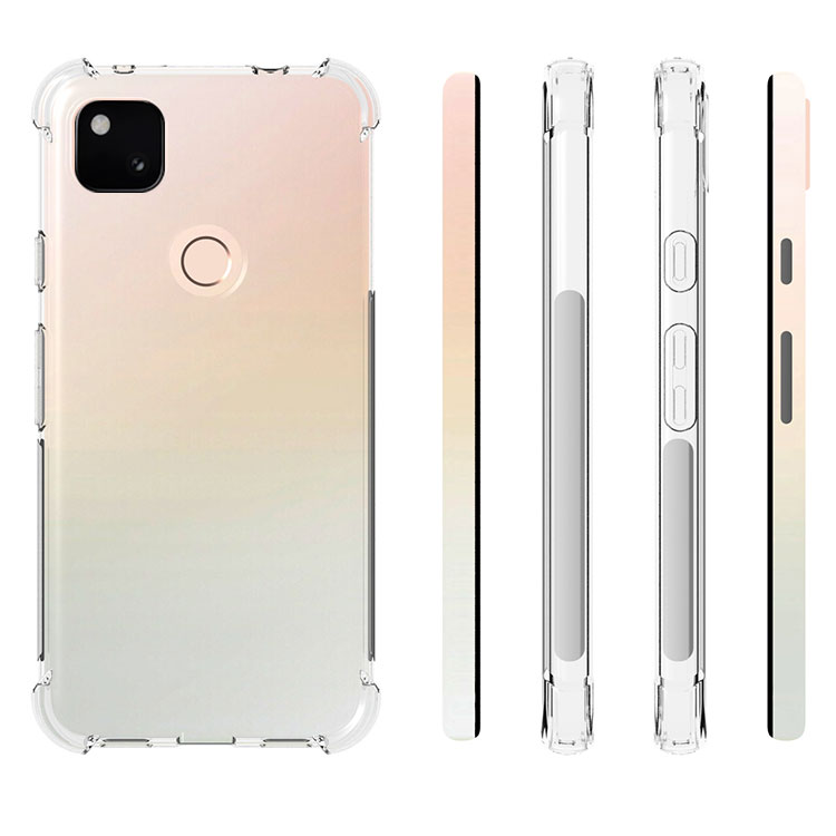 Pixel 4a 5G 耐衝撃クリアソフトケース