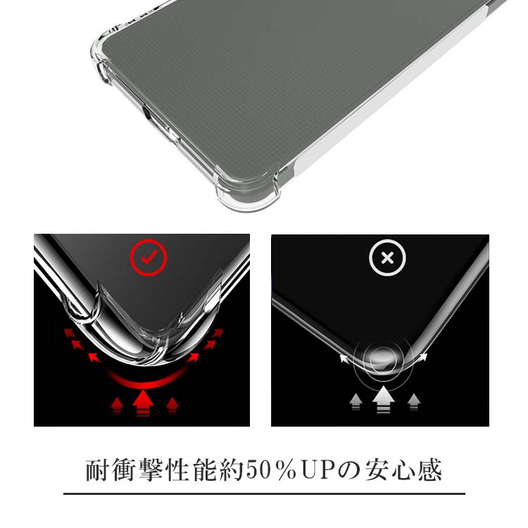  Xperia 1 VIII 耐衝撃クリアソフトケース
