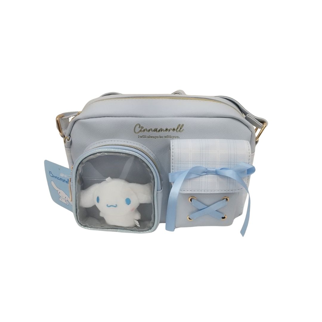 sanrio（サンリオ） ぬいぐるみ付 ショルダーバッグ 斜め掛け クロミ