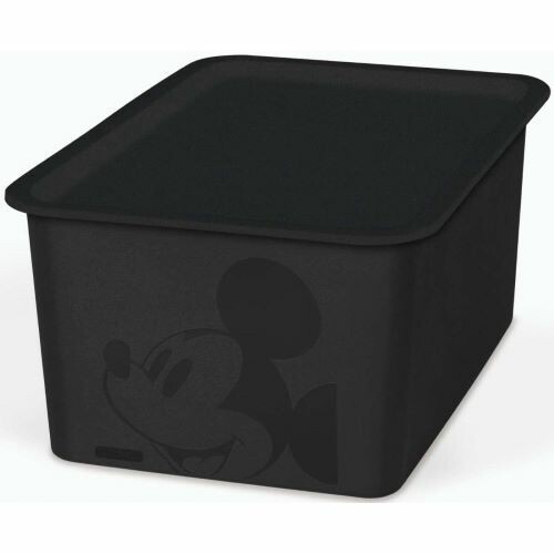錦化成 ミッキーマウス スクエアBOX(ハーフ) 蓋付き 収納ボックス 19