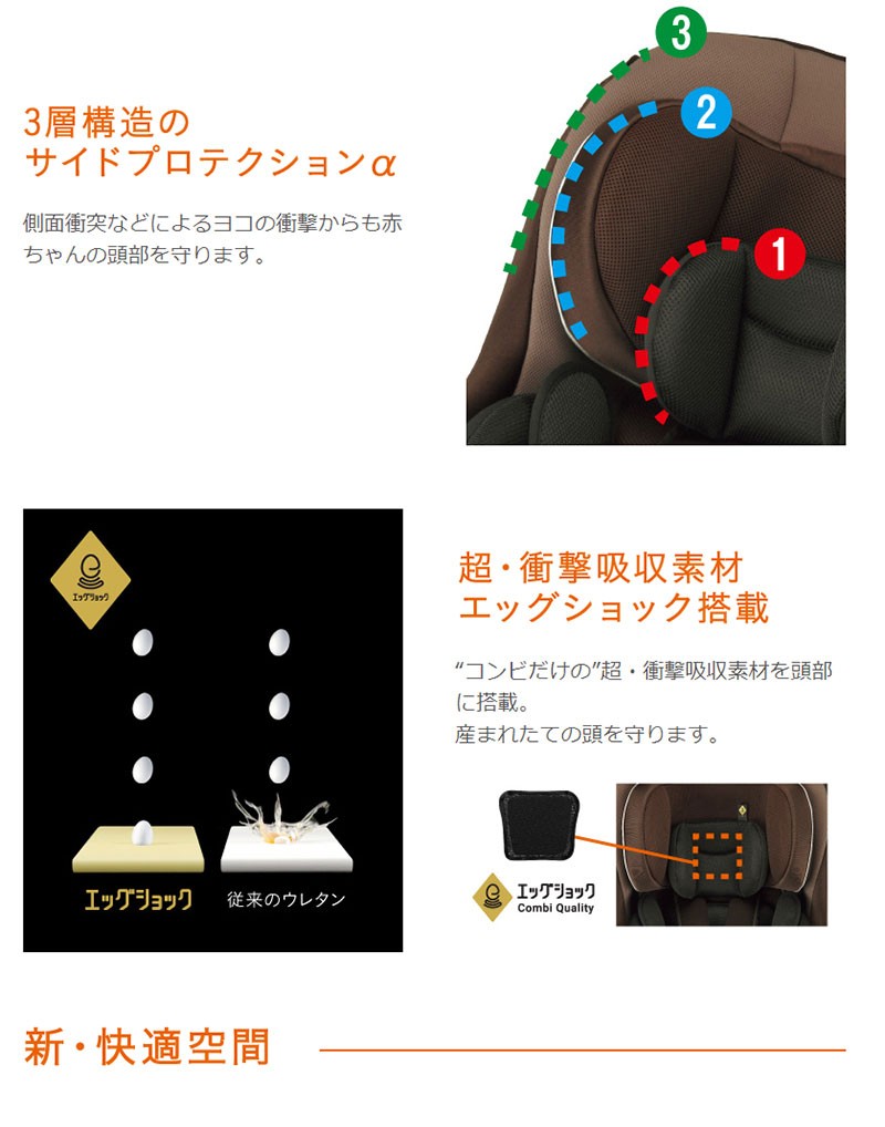 Combi（コンビ） ウィゴーグランデ サイドプロテクション エッグ