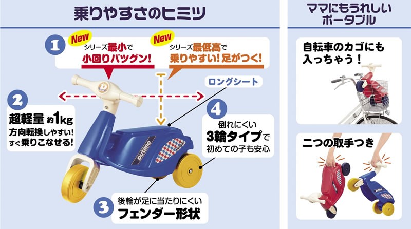 ピープル ピープル 公園レーサー Putimo プチモ 足蹴り乗用玩具 