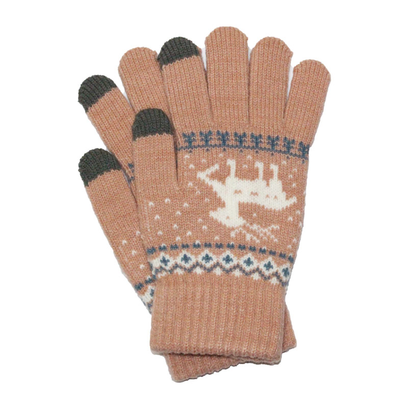 レディース 手袋 暖かい ぽかぽか スマホ対応手袋 防寒 伸縮性抜群のニット手袋 オシャレ手袋 タッチパネル対応手袋 暖かい |  | 04