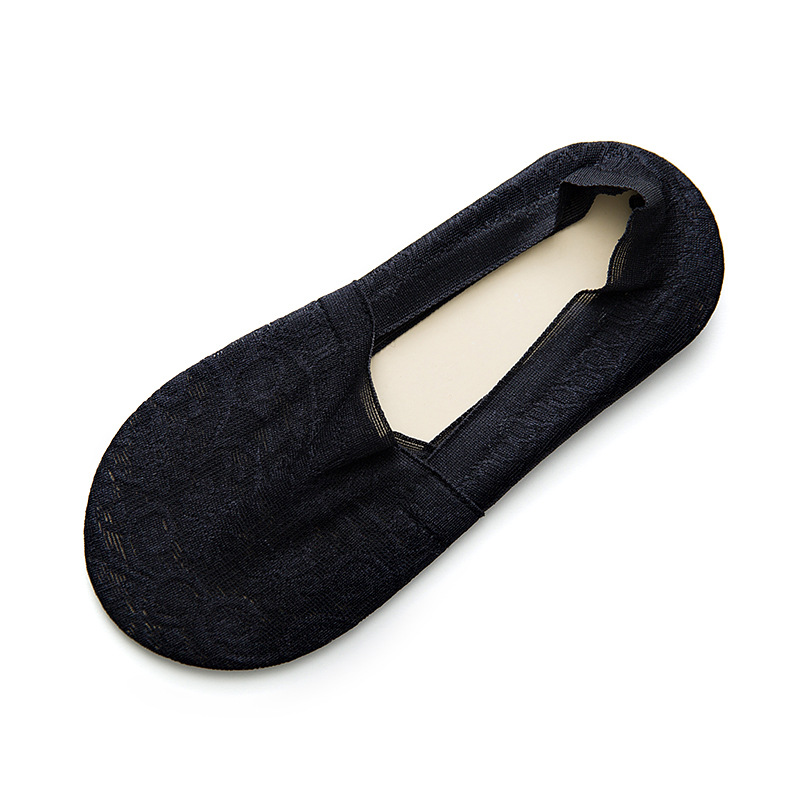 ズレない カバーソックス 脱げない フットカバー パンプスソックス オールシーズン 靴下 レディース ショート 浅履き 美ライン レース |  | 01