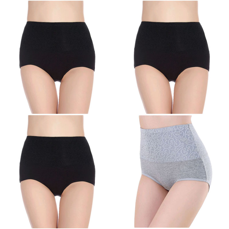 4点セット 綿 コットン ショーツ レディース 20代 30代 40代 お腹引き締め ヒップアップ 大きいサイズ 下着 パンツ スタンダード インナー　2026　福袋 |  | 10