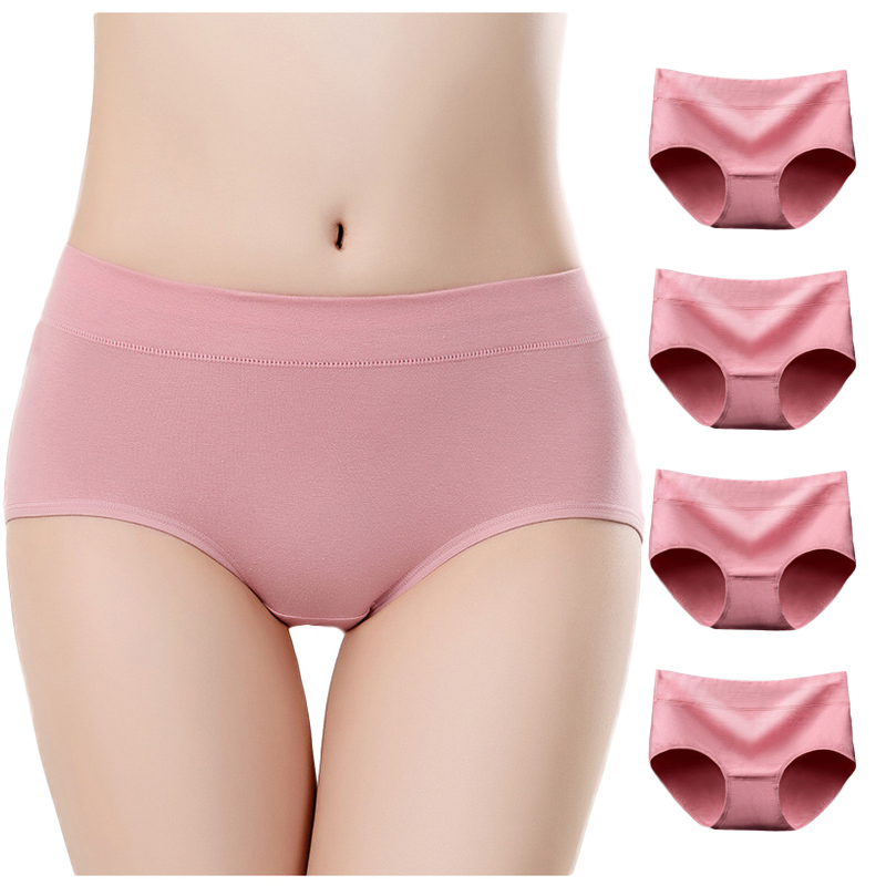 4枚セット ショーツ レディース 綿  福袋 シンプル 女性用 下着 伸縮 コットン 下着 春 秋 冬 20代 30代 40代 敬老の日 |  | 06