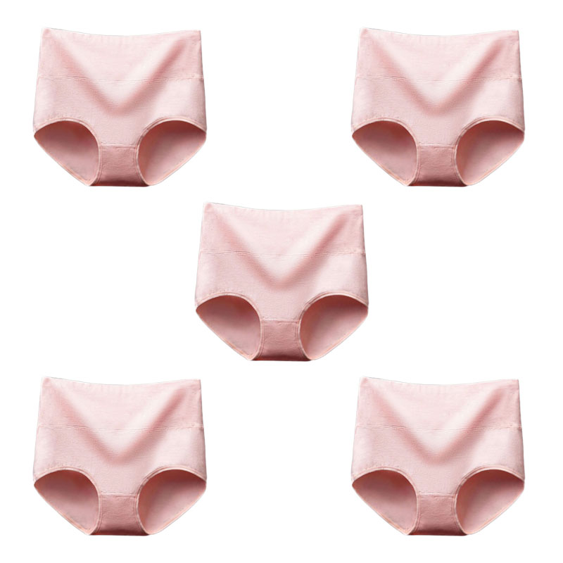 5枚セット ショーツ レディース 綿  コットン 深め ハイウエスト 下着 インナー パンツ すっぽり お得 敬老の日　福袋 |  | 13