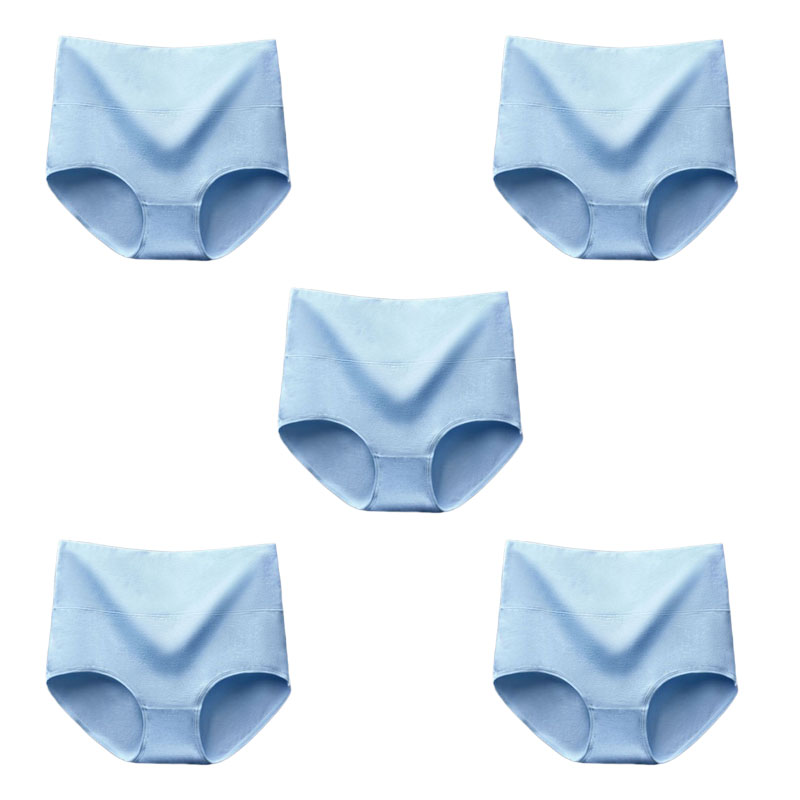 5枚セット ショーツ レディース 綿  コットン 深め ハイウエスト 下着 インナー パンツ すっぽり お得 敬老の日　福袋 |  | 15