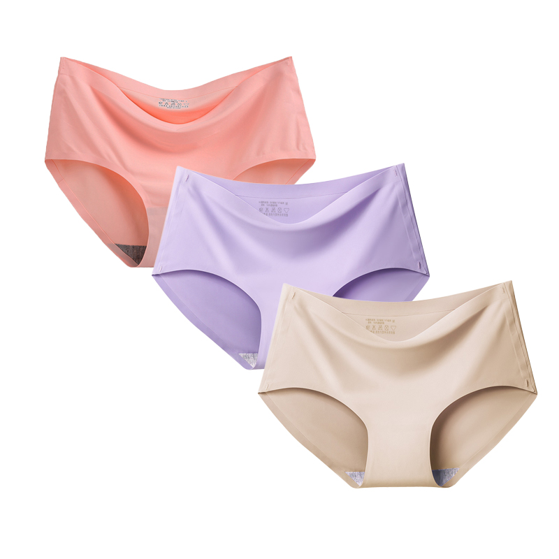 シームレスショーツ 3枚セット レディース ショーツ プレーンショーツ インナー パンツ  響きにくい 冷感 女性用 下着 夏 フィット感 |  | 08