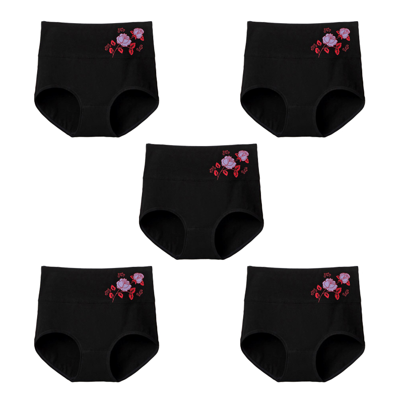 5枚セット ショーツ レディース 綿 深め 深履き 女性 インナー パンツ 下着 伸縮性 フィット感 大きい リラックス セット |  | 01