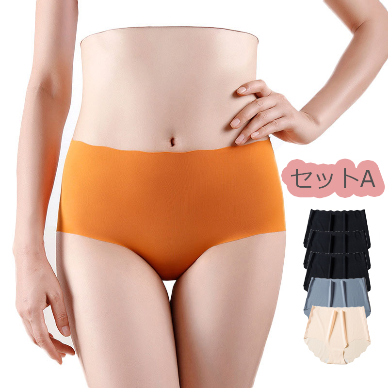 5枚セット ショーツ レディース シームレス インナー  パンツ スタンダード 響きにくい 冷感 女性用 下着 夏 フィット感 ズレにくい |  | 06