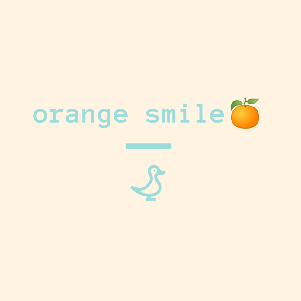 orange smile