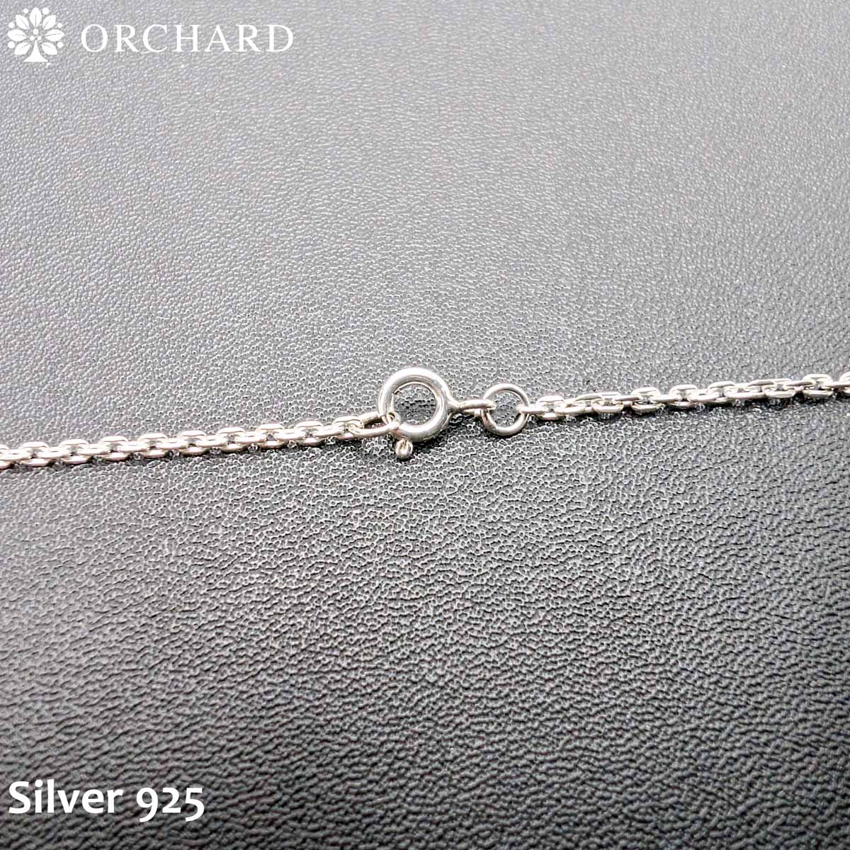 シルバー925 あずきチェーン ネックレス 5...の詳細画像1