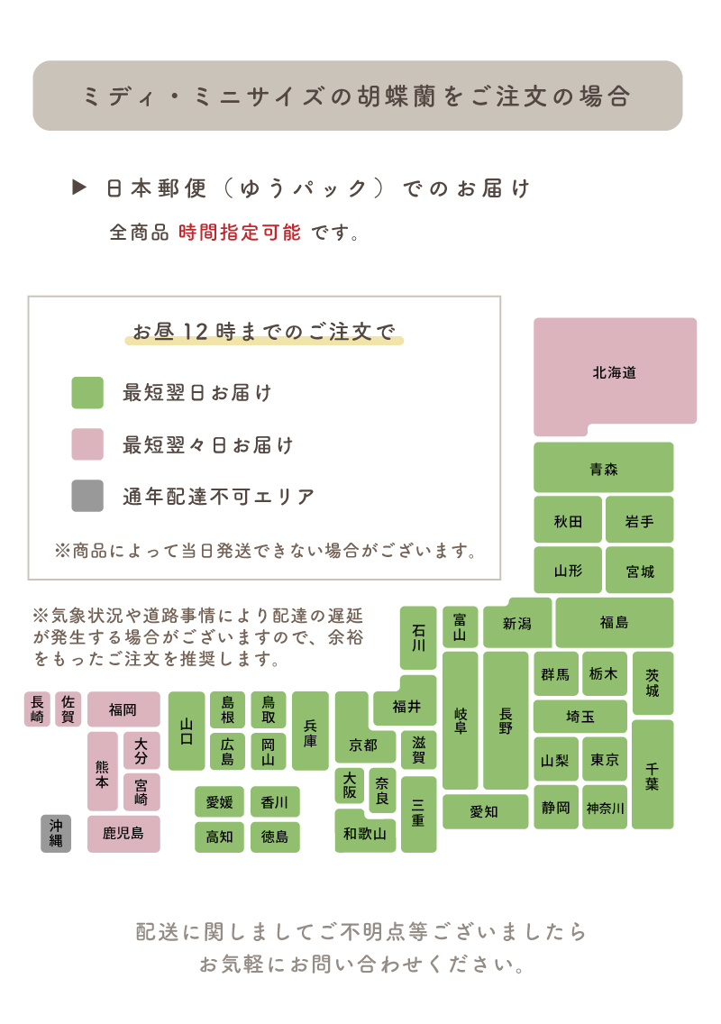 配送情報ミディ