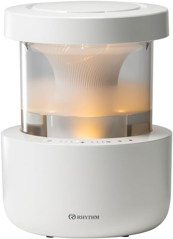 リズム RHYTHM 加湿器 MIST 350 超音波式 10畳 洗いやすい フィルターレス タンク乾燥 卓上 2.2L 大容量 上部給水 静音 省エネ ミスト350 9YY024RH |  | 01