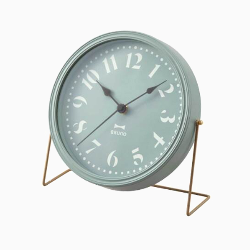 BRUNO 2WAYレトロクロック ブルーノ 置時計 レトロ クロック かわいい 卓上 ヴィンテージ 壁掛け時計 デザイン雑貨 北欧 リビング アナログ式 テーブルクロック | BRUNO | 02