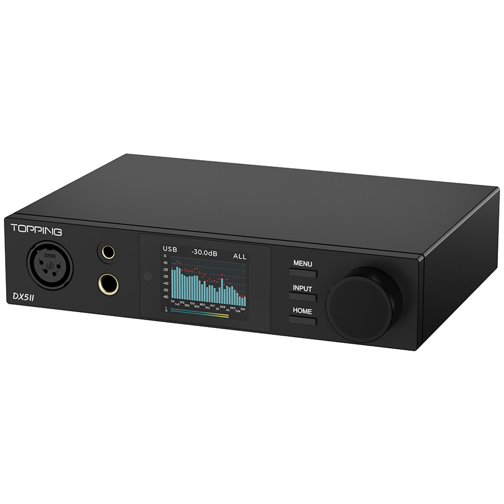 1年保証 Topping トッピング DX5II DAC ヘッドホンアンプ ES9039Q2M 最大7600mW 6.35mm 4.4mm 4ピンXLR LDAC Bluetooth5.1 ハイレゾ USB ヘッドフォンアンプ | TOPPING | 01