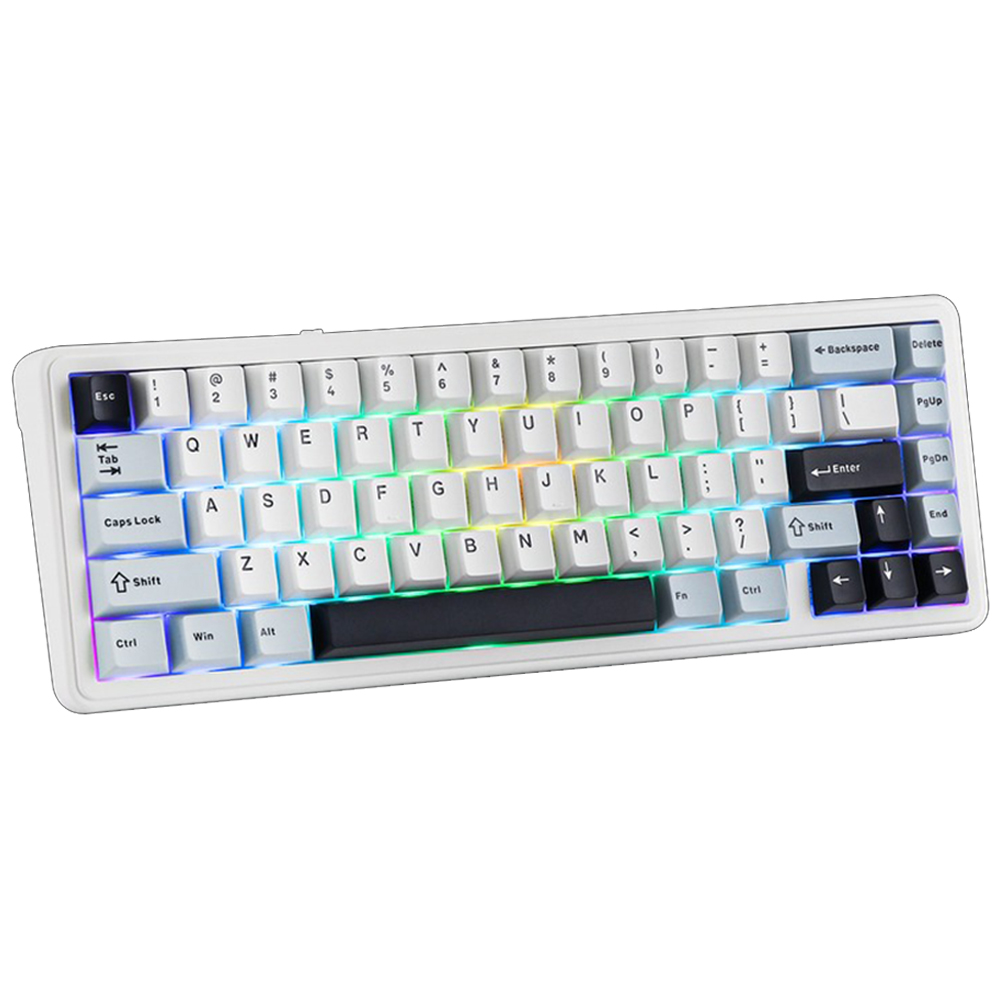 【正規品】EPOMAKER エポメーカー AULA F65 ワイヤレス ゲーミングキーボード メカニカル テンキーレス 65% ガスケット RGB ホットスワップ 黒 青 |  | 02
