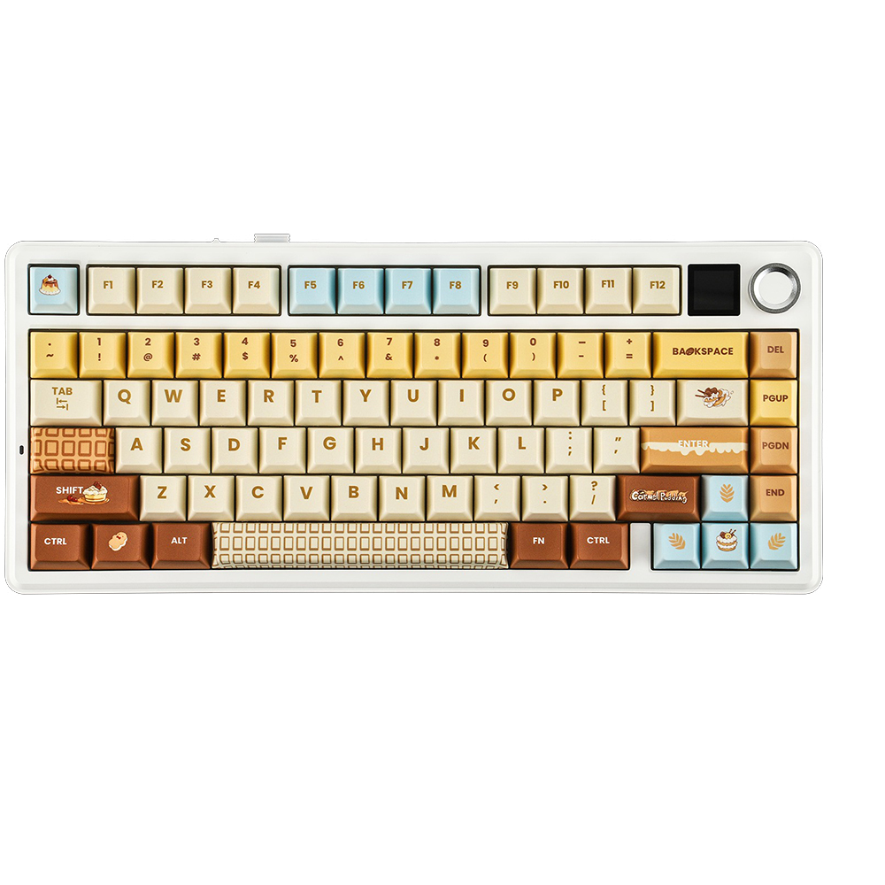 【新品/即納】EPOMAKER x AULA F75 MAX ゲーミングキーボード 液晶搭載 クリーミーな打鍵音 75% 英語配列 ガスケット ホットスワップ 無線 Bluetooth 有線 静音 |  | 04